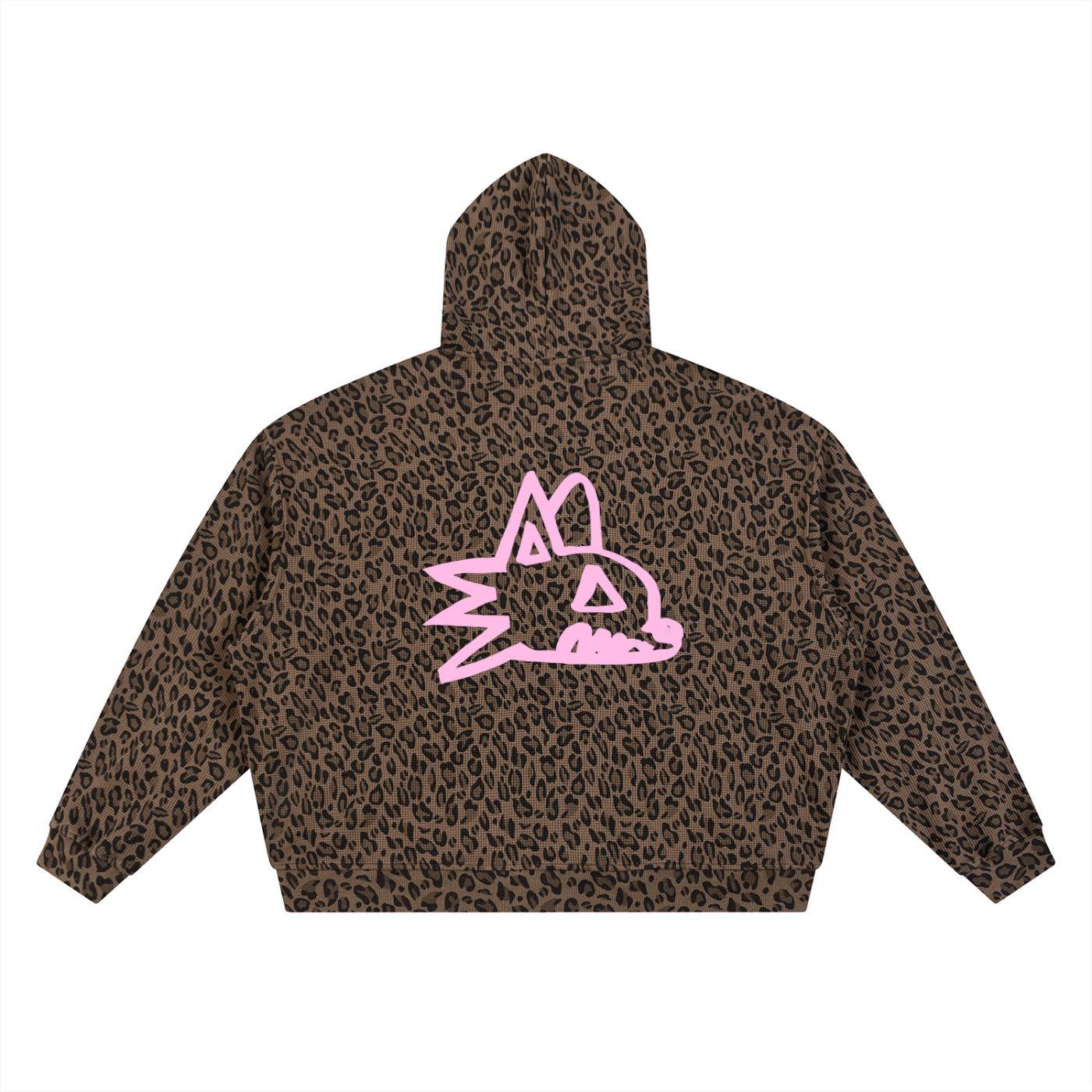 Pink CHNO Leopard Hoodie