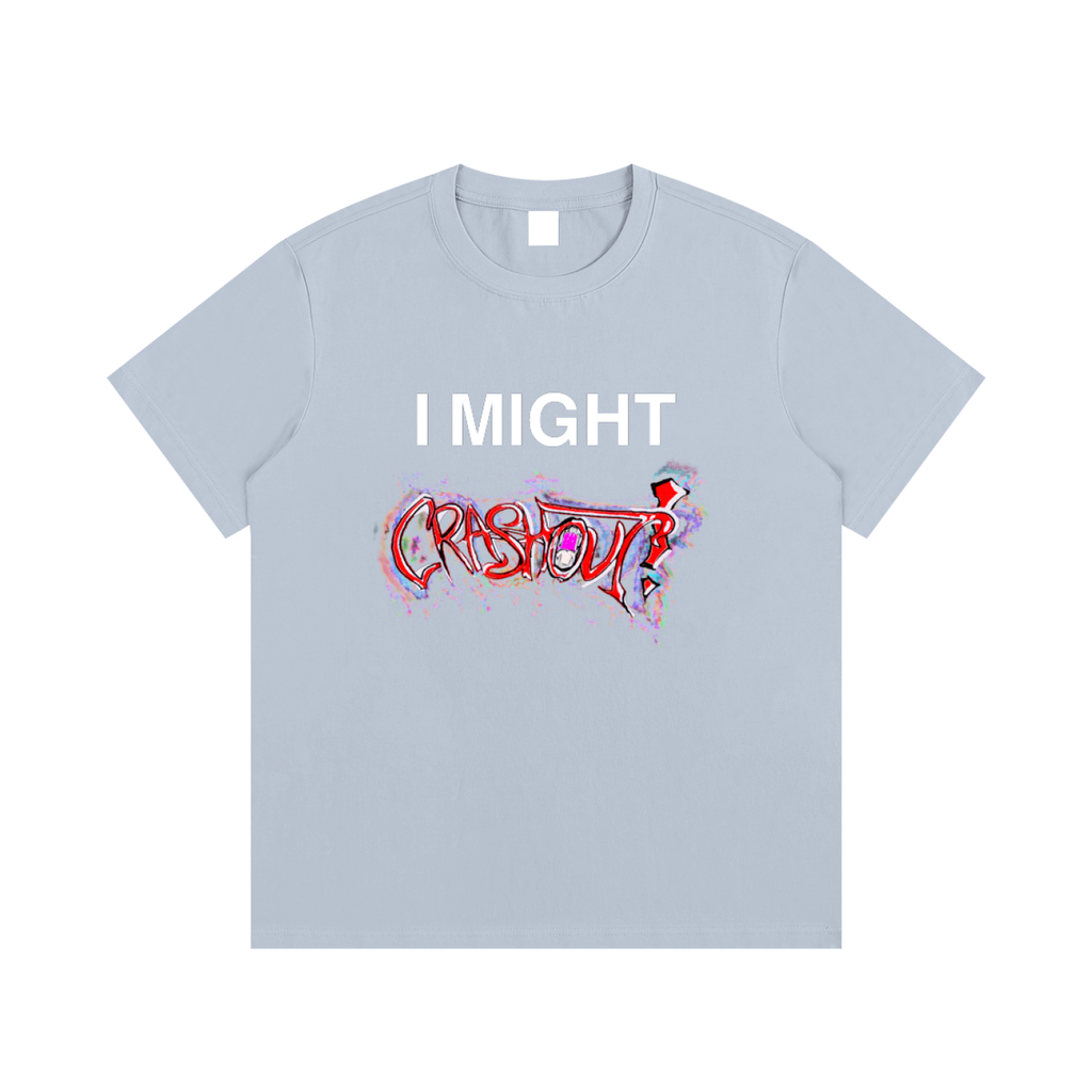 "i might crashout" collab tee #2