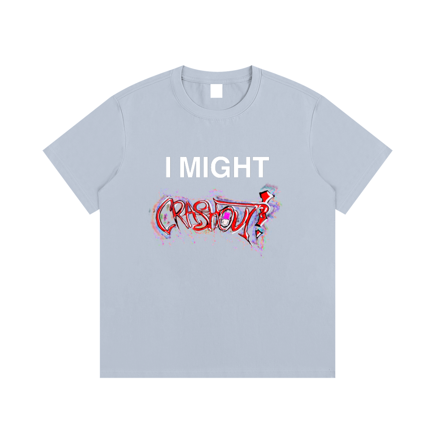 "i might crashout" collab tee #2