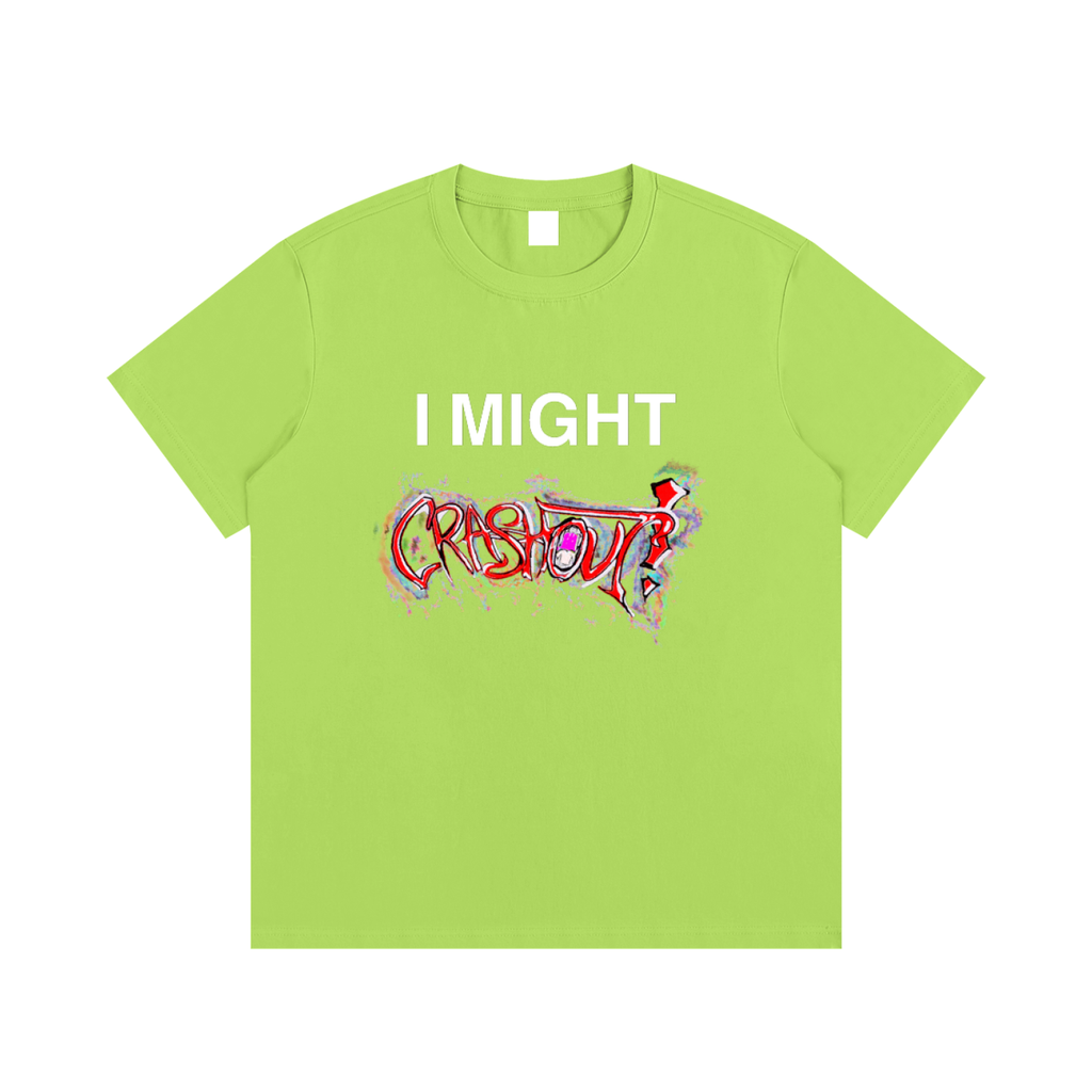 "i might crashout" collab tee #2