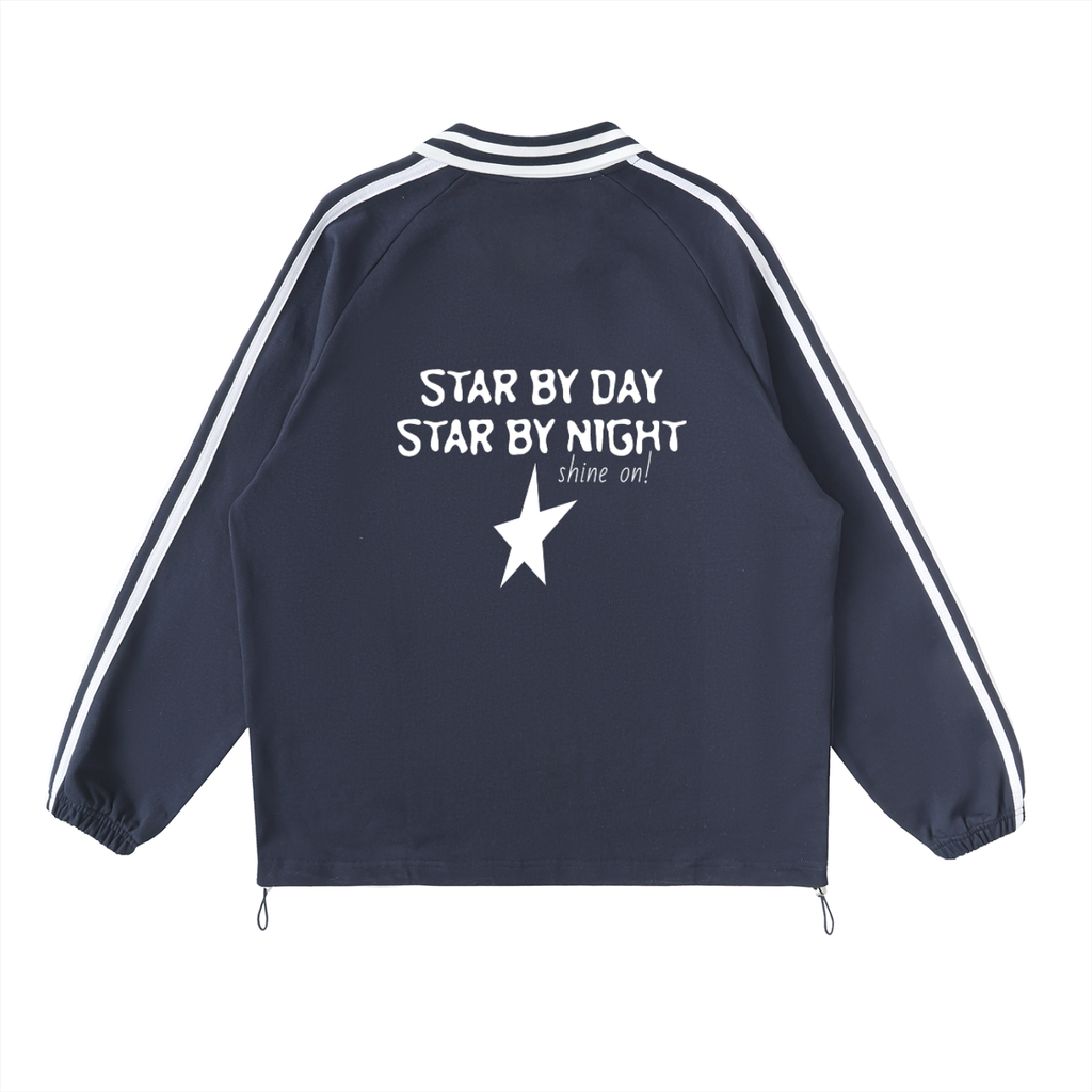 "STARMENOW" Collar Sweatshirt
