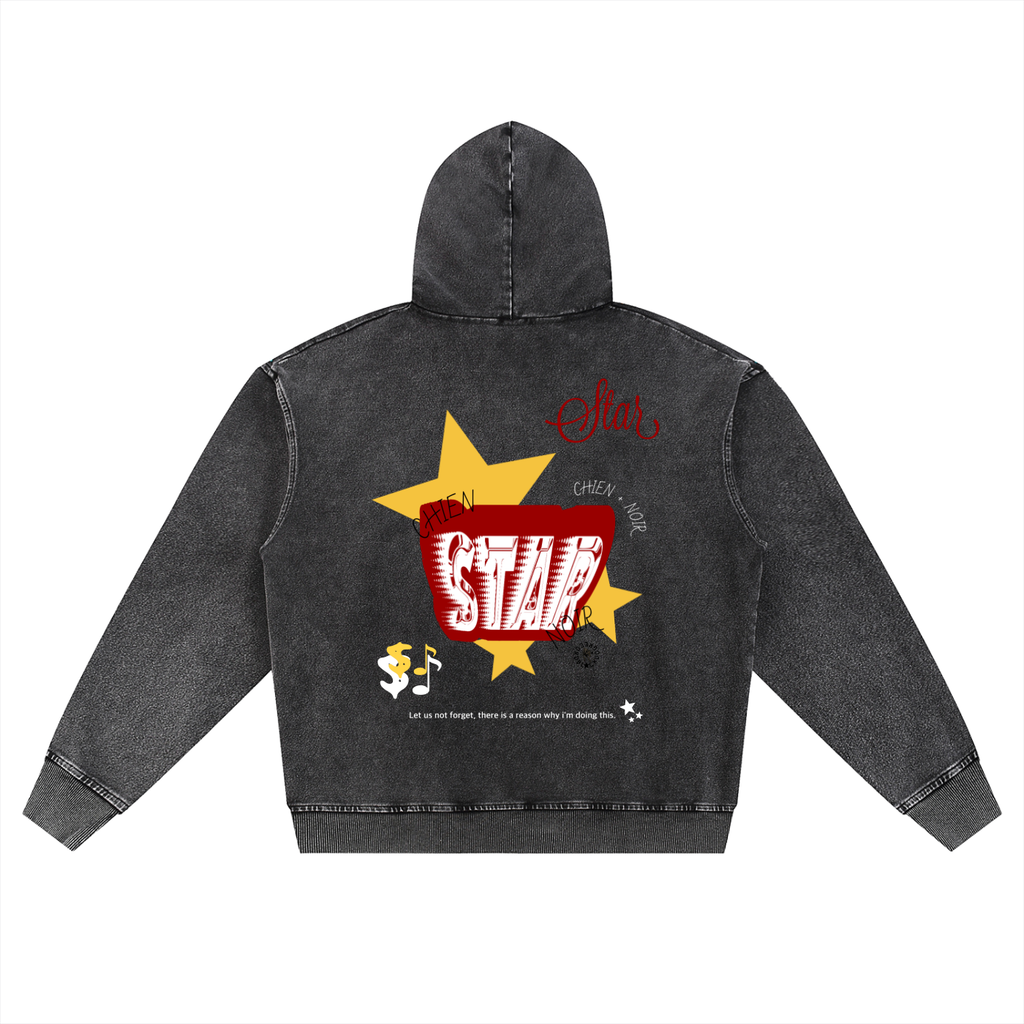 "STARMENOW"  Star Hoodie 001