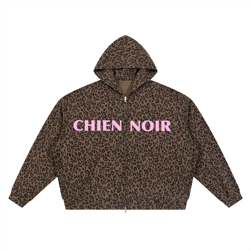 Pink CHNO Leopard Hoodie