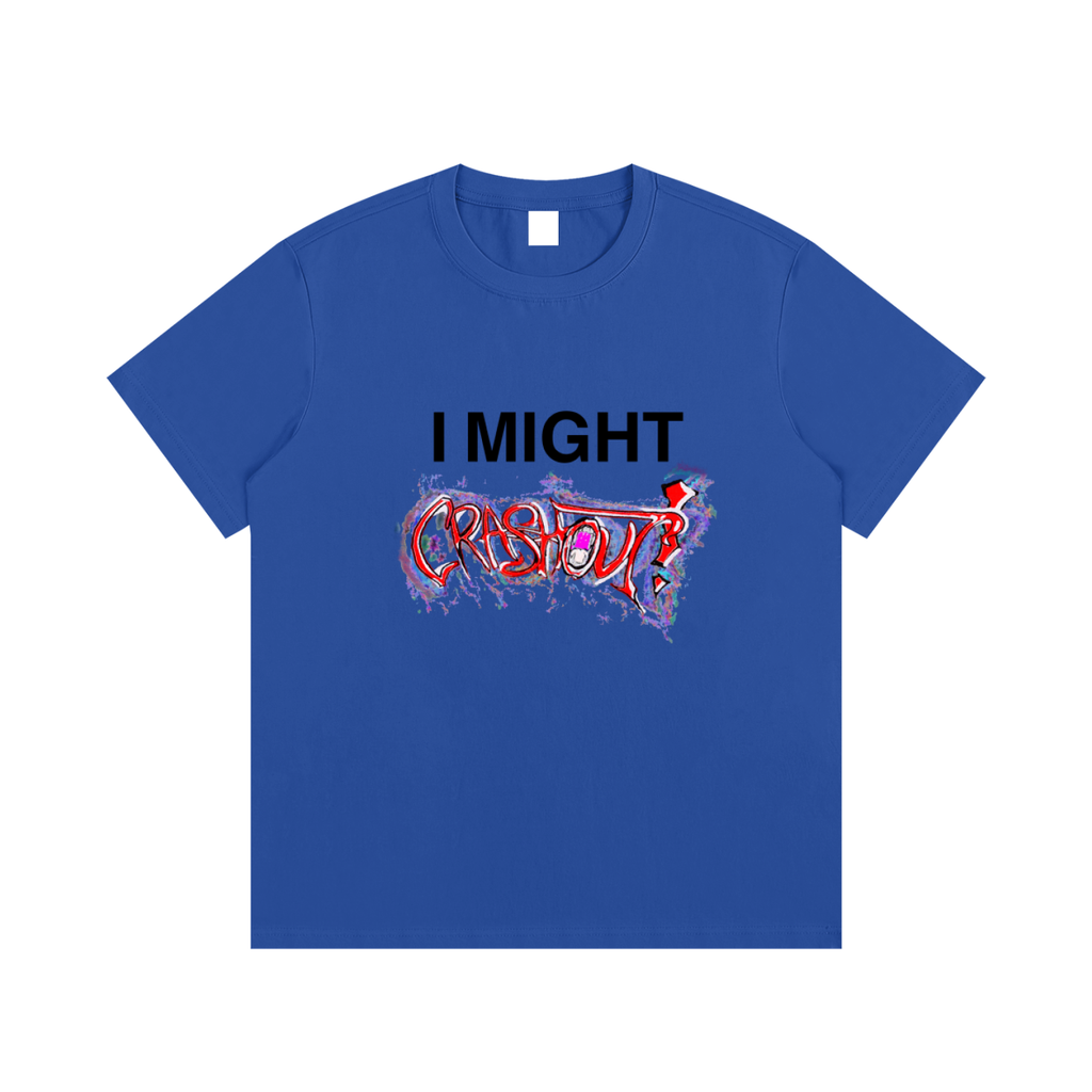 "i might crashout" collab tee #1