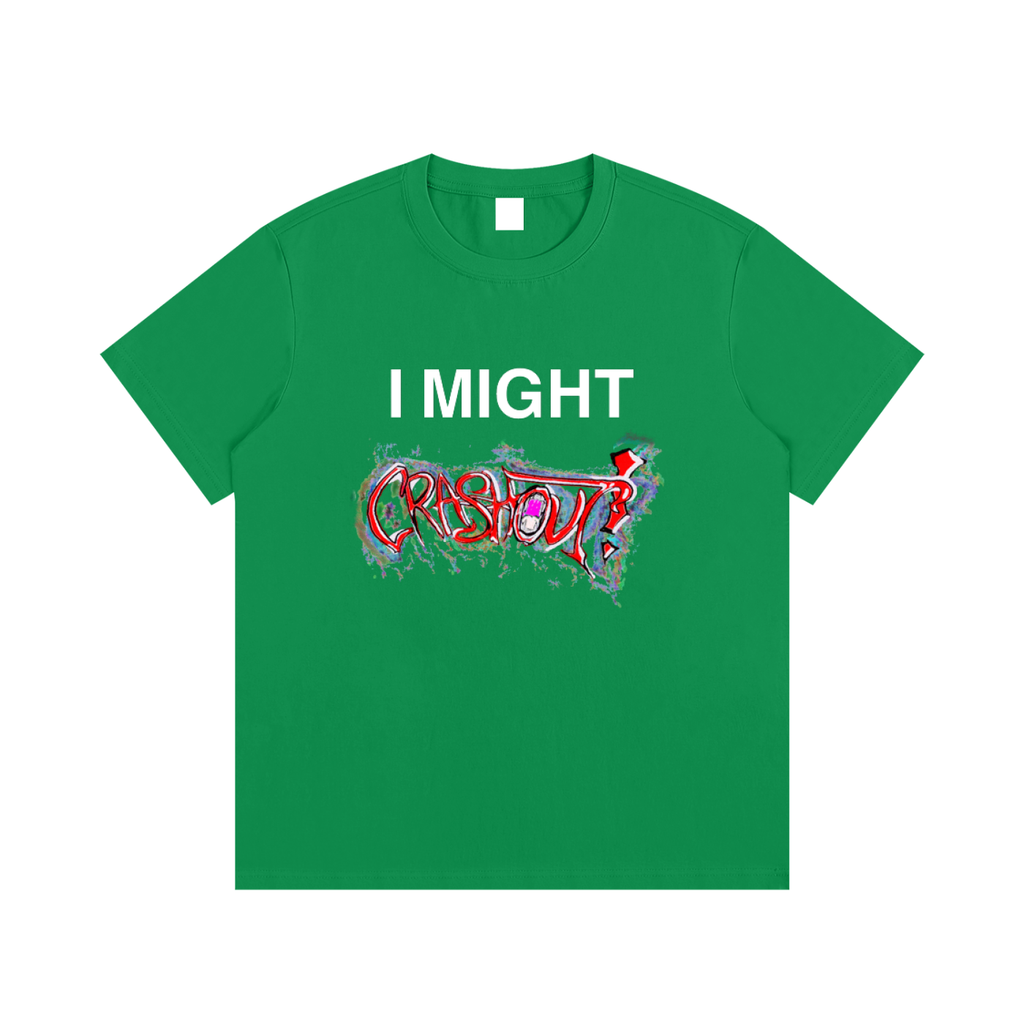 "i might crashout" collab tee #2