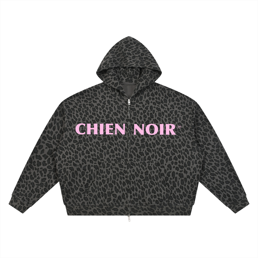 Pink CHNO Leopard Hoodie