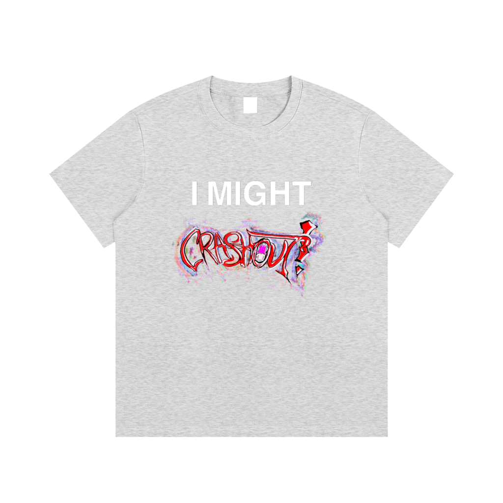 "i might crashout" collab tee #2