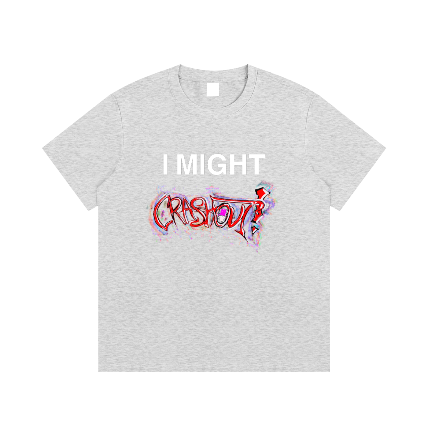 "i might crashout" collab tee #2