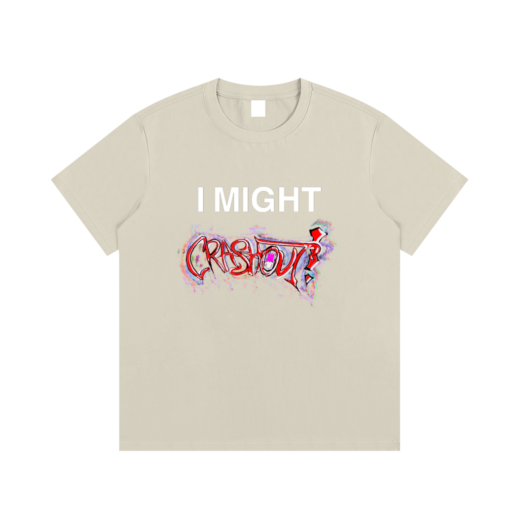 "i might crashout" collab tee #2