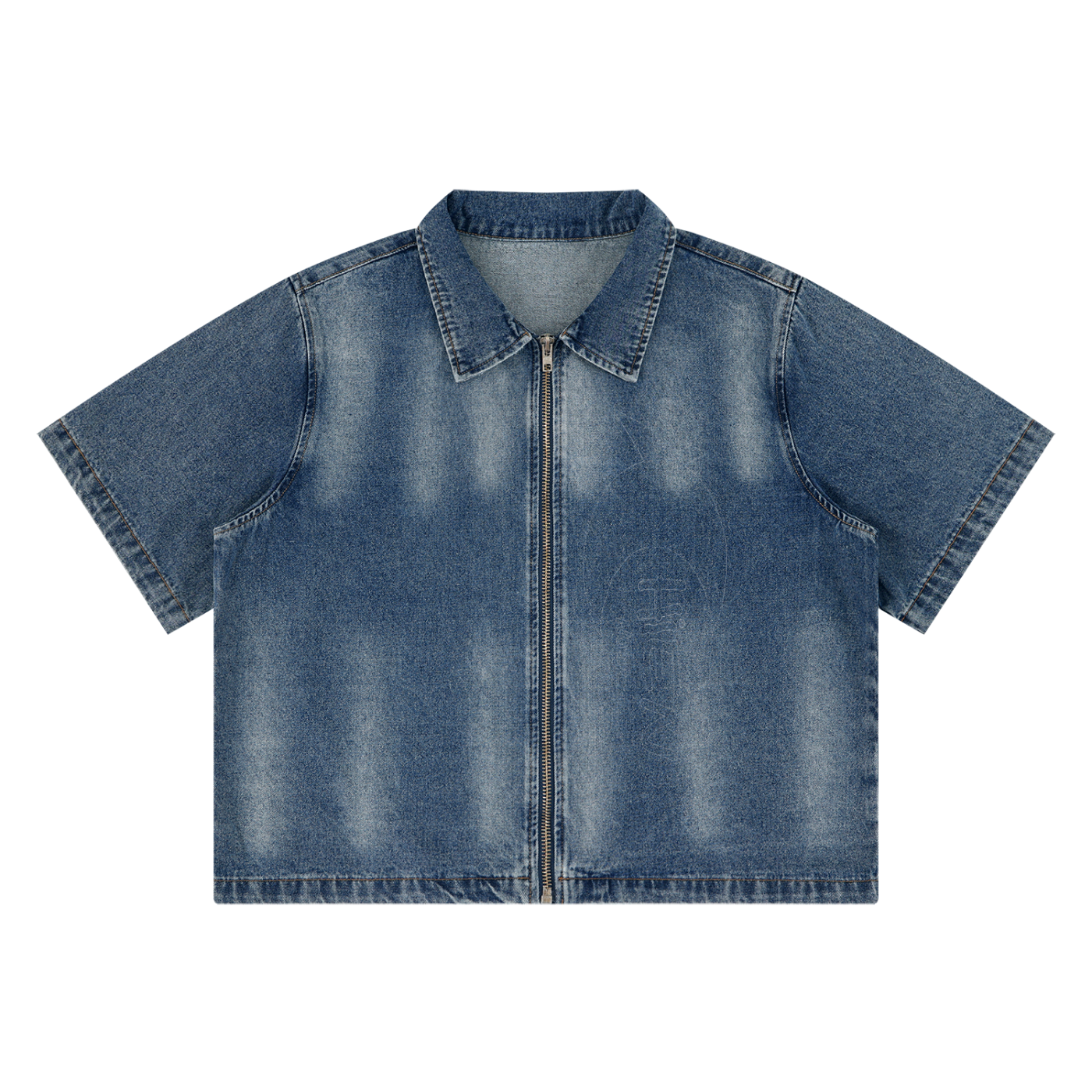 Chien-lune (Full-Zip Denim Shirt)
