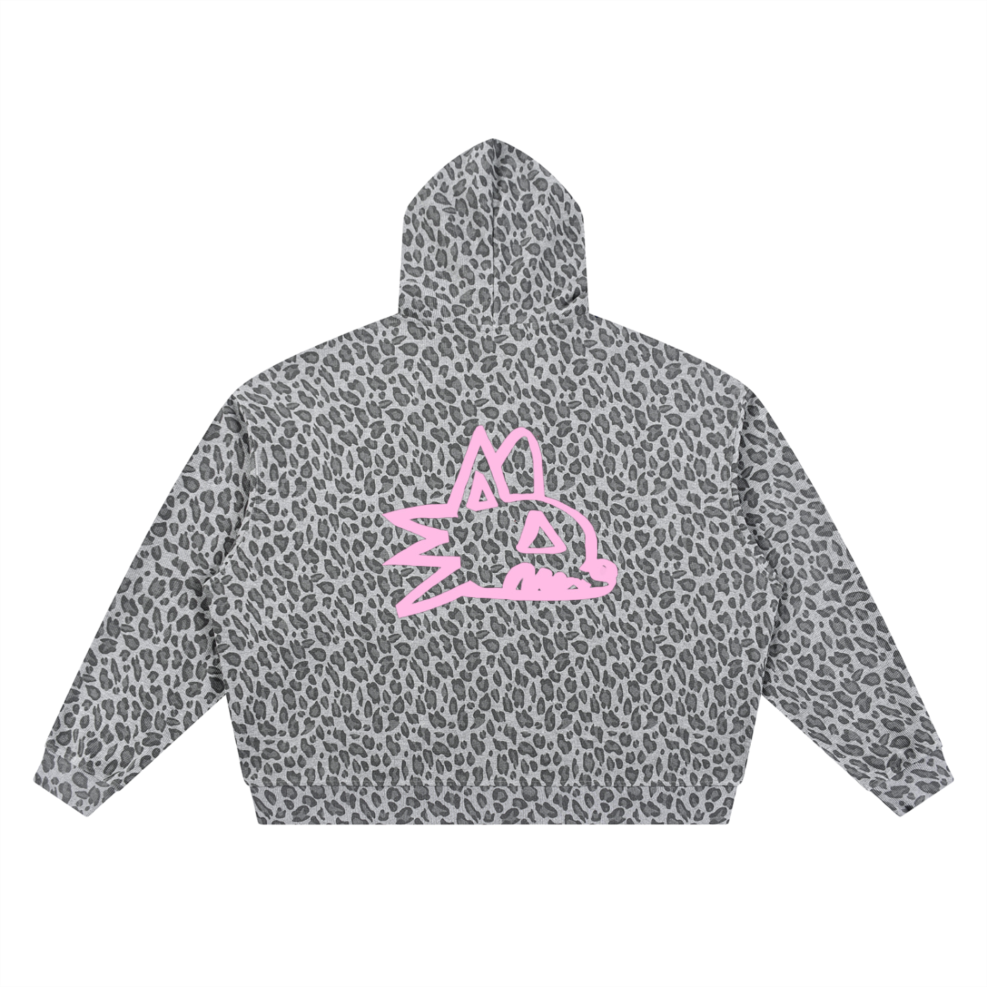 Pink CHNO Leopard Hoodie