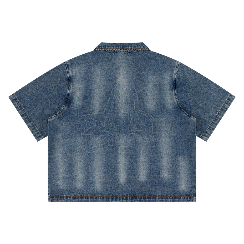 Chien-lune (Full-Zip Denim Shirt)