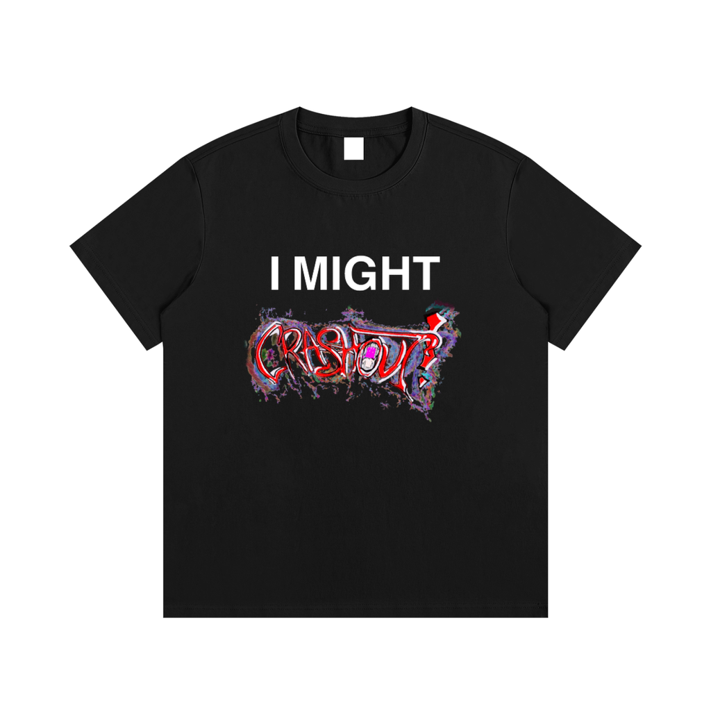 "i might crashout" collab tee #2