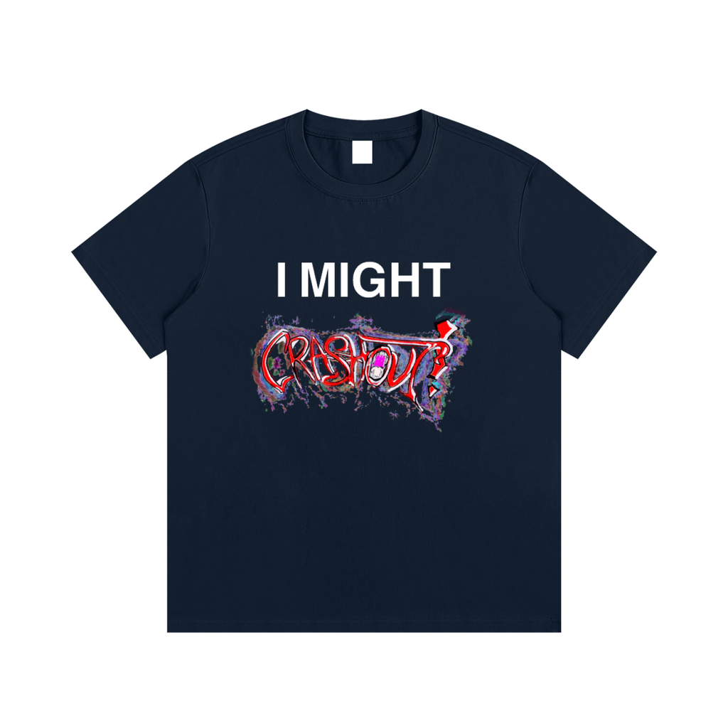 "i might crashout" collab tee #2