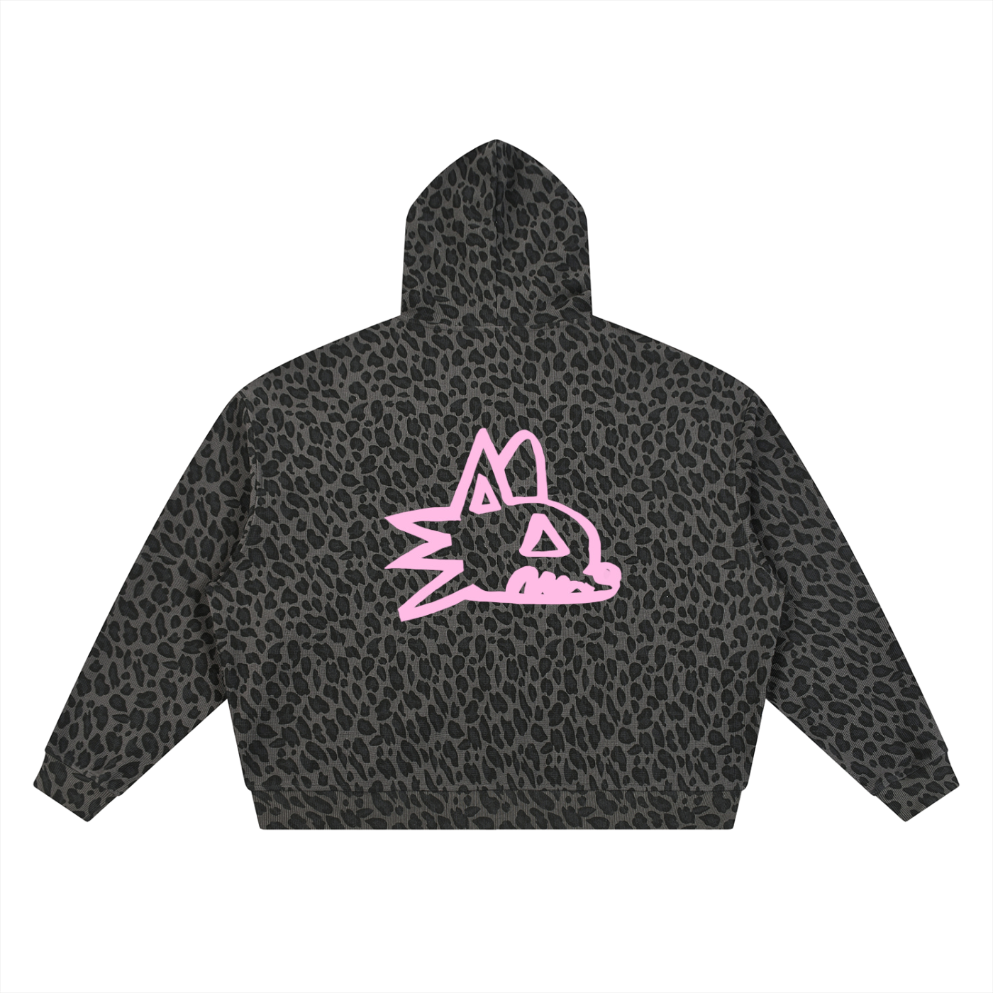 Pink CHNO Leopard Hoodie