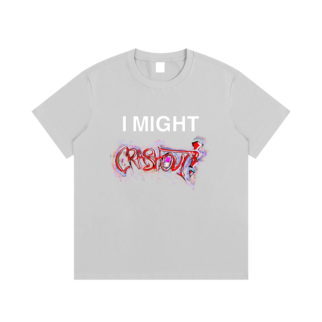 "i might crashout" collab tee #2