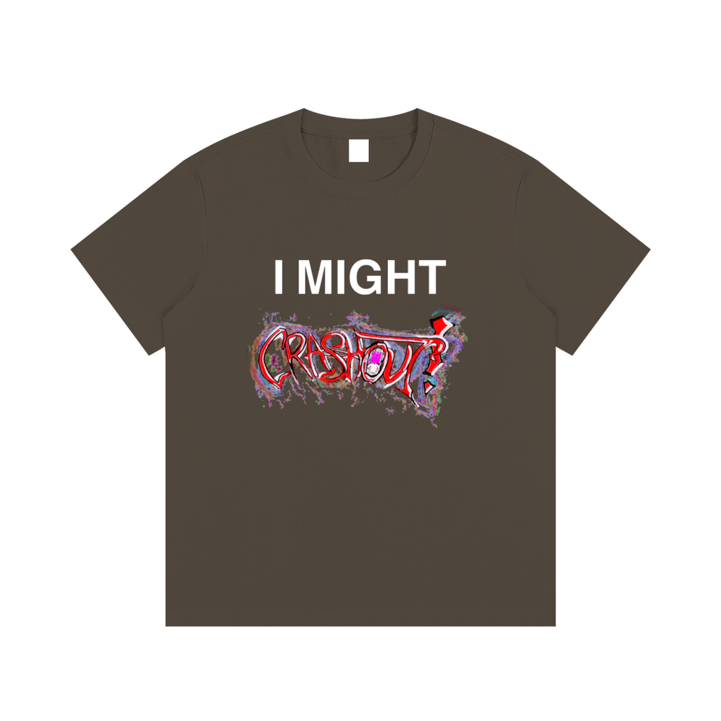 "i might crashout" collab tee #2