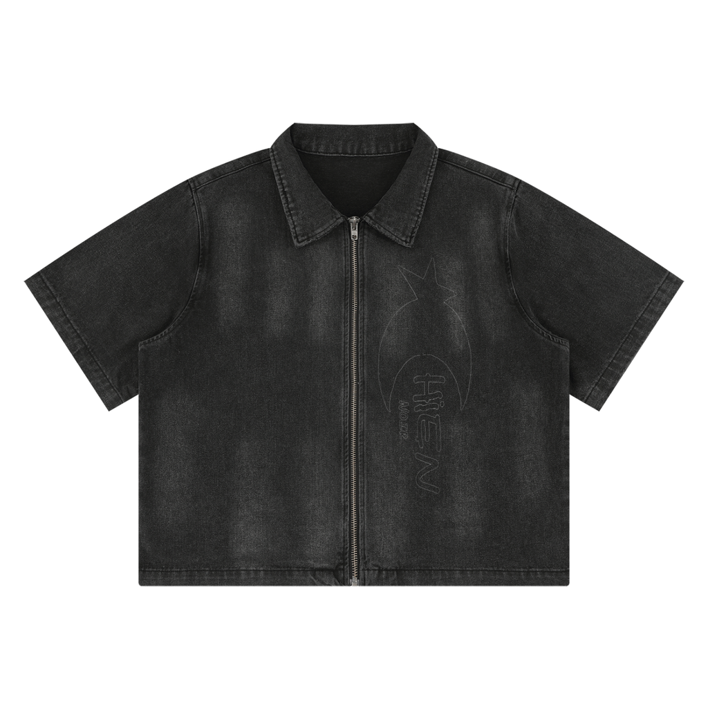 Chien-lune (Full-Zip Denim Shirt)