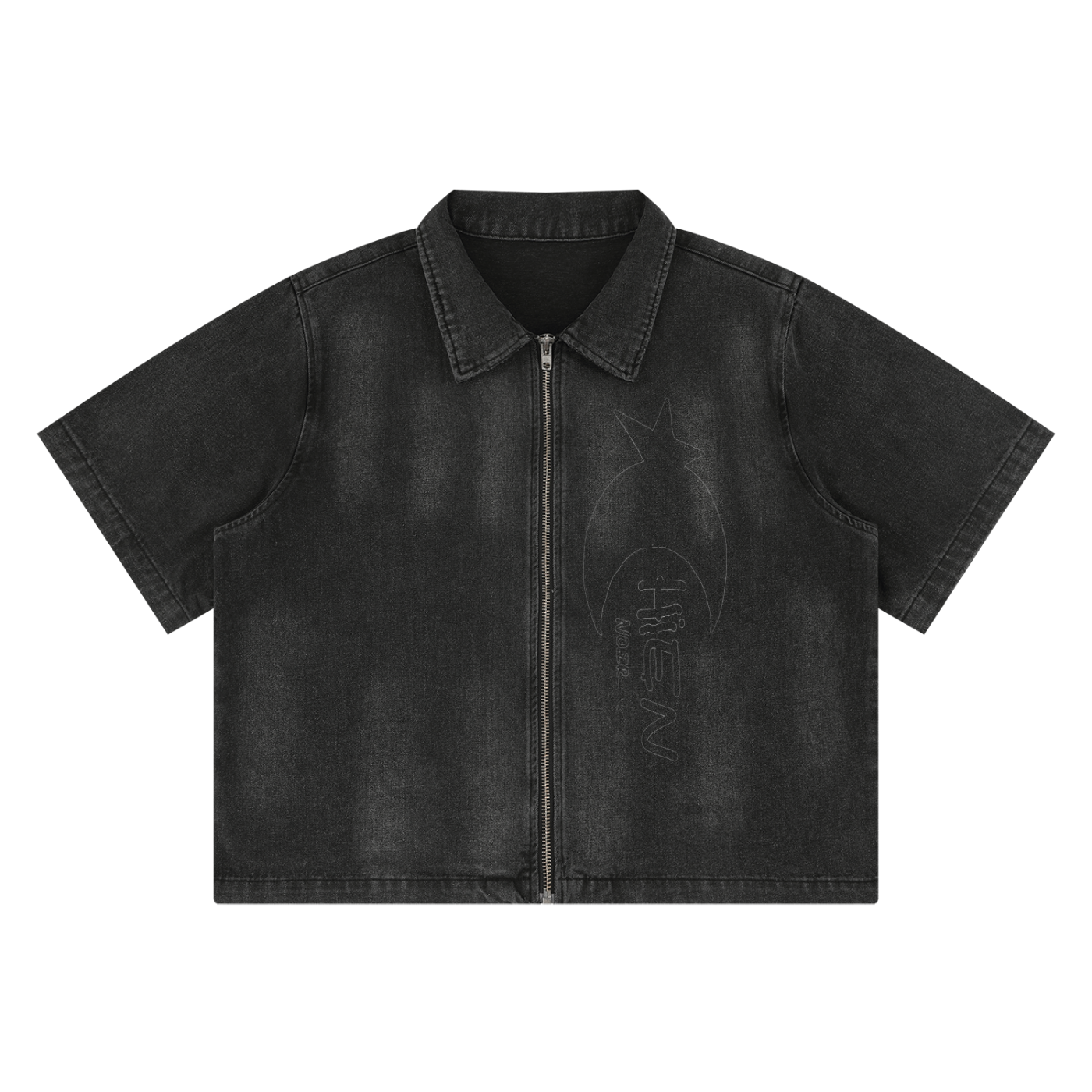 Chien-lune (Full-Zip Denim Shirt)