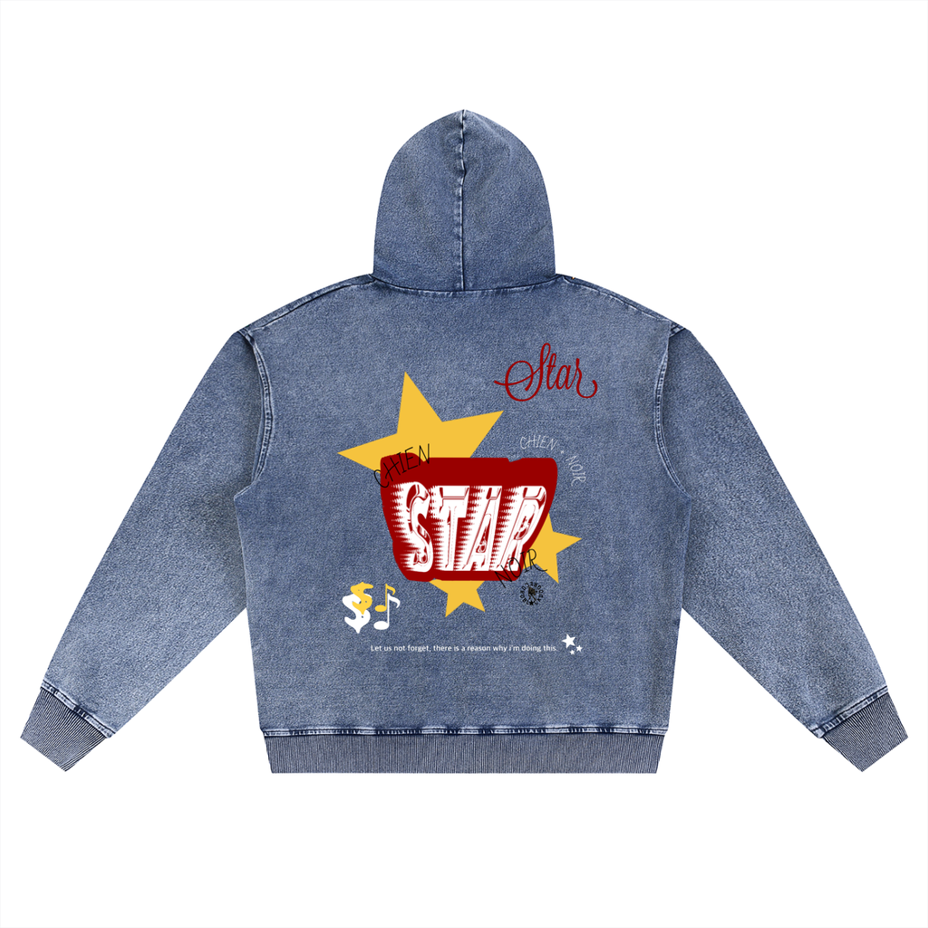 "STARMENOW"  Star Hoodie 001