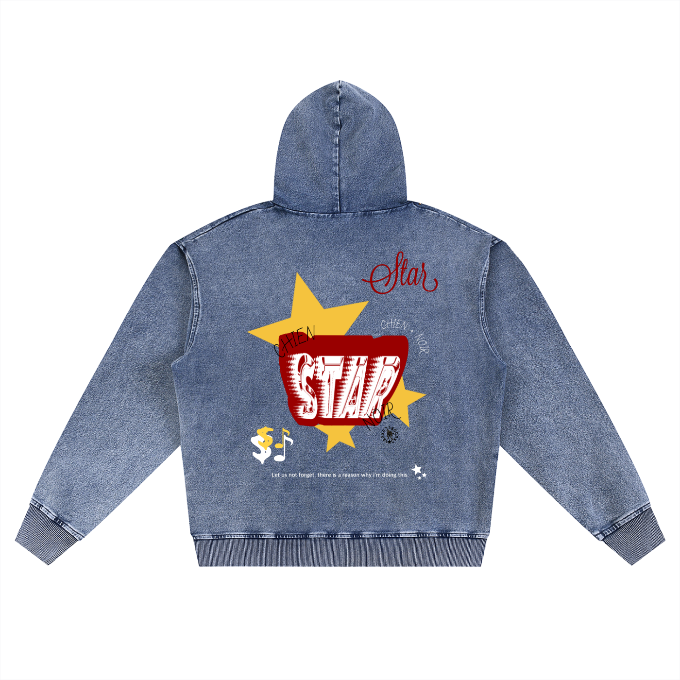 "STARMENOW"  Star Hoodie 001
