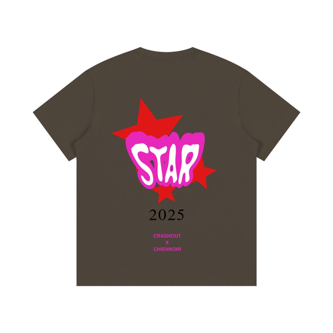 "i might crashout" collab tee #1