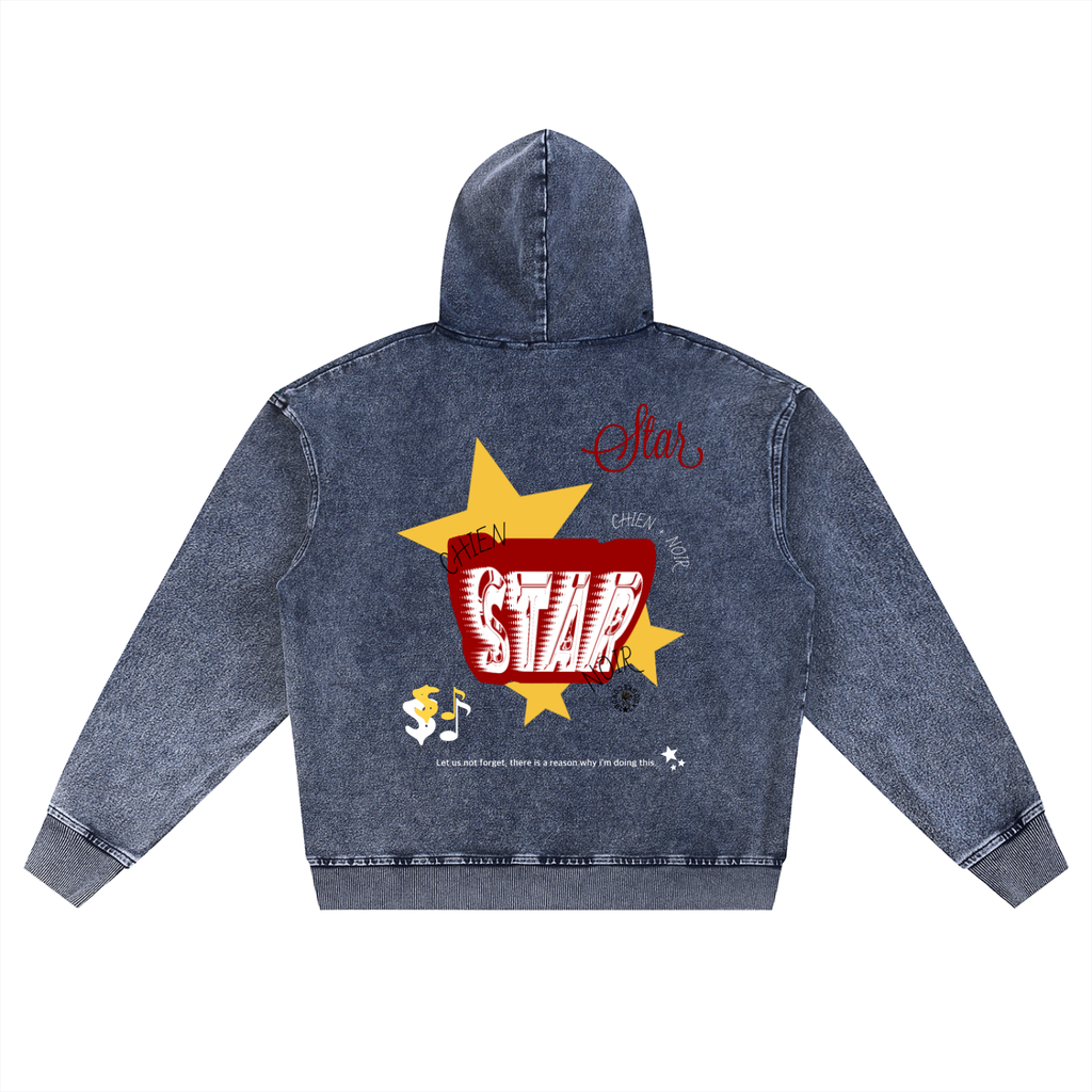 "STARMENOW"  Star Hoodie 001