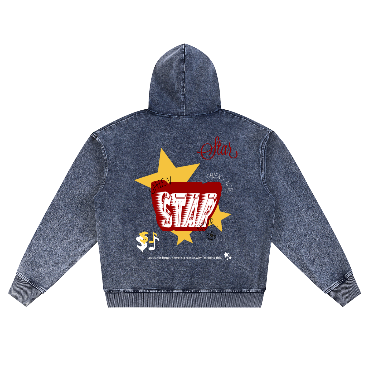 "STARMENOW"  Star Hoodie 001