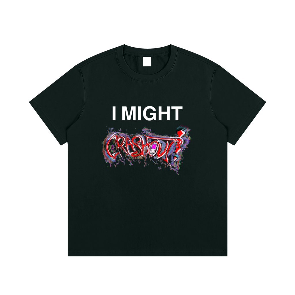 "i might crashout" collab tee #2