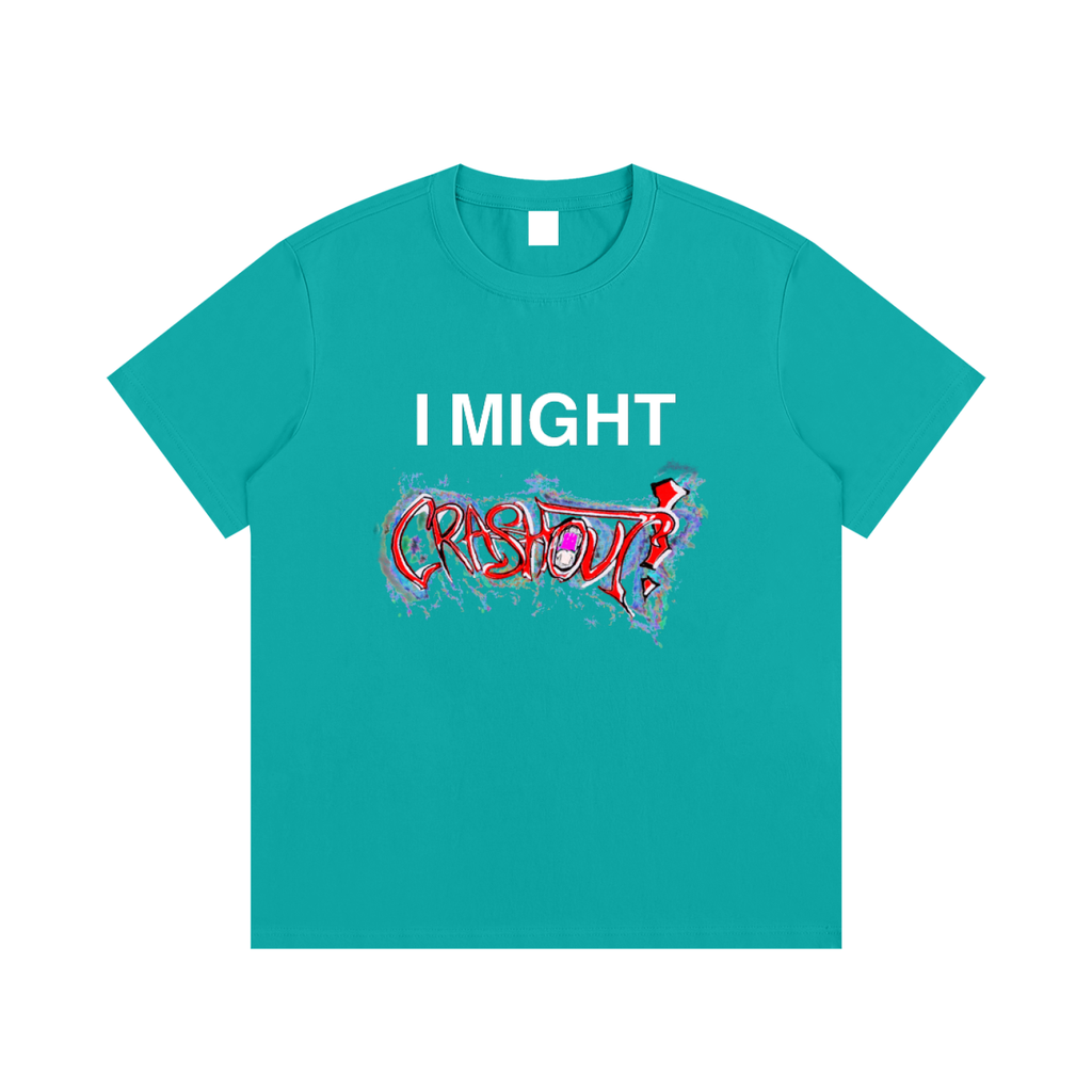 "i might crashout" collab tee #2
