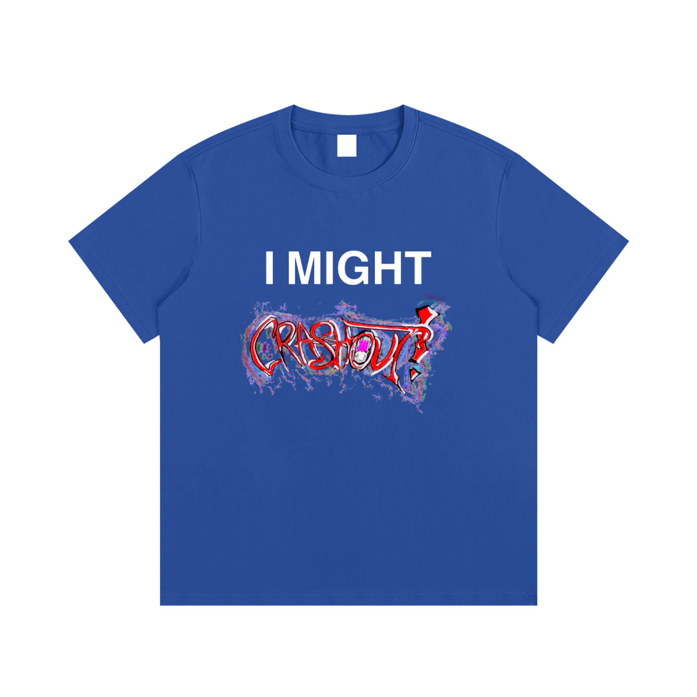 "i might crashout" collab tee #2