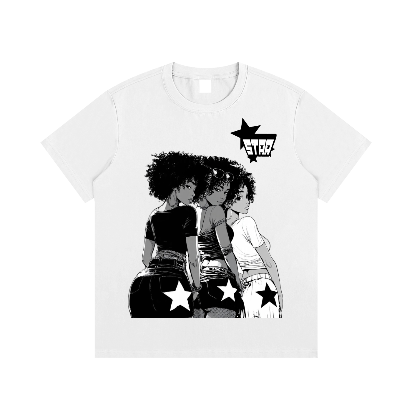 "ladies, ladiess" Star Anime T-Shirt